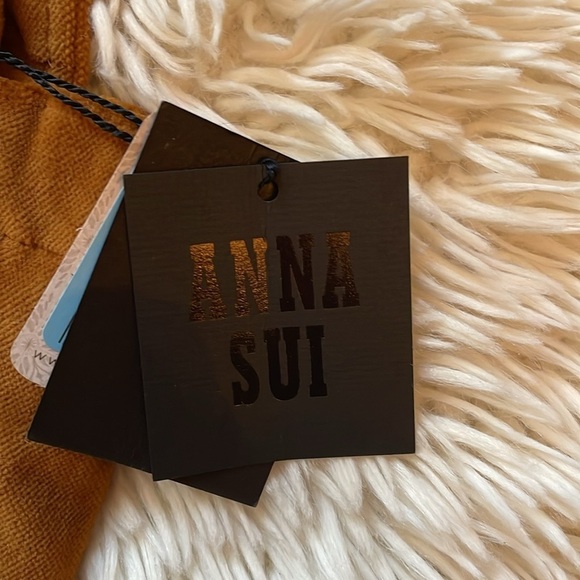 Anna Sui Brown Floral Patchwork Tote Bag - Picture 5 of 7